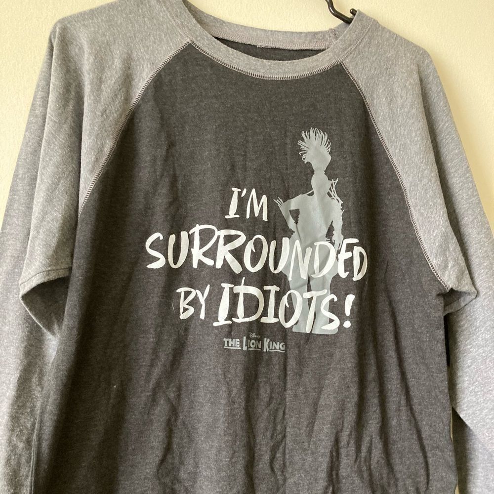 Lion King I’m Surrounded By Idiots Long Sleeve Tshirt